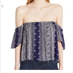 Billabong off-the-shoulder top size M